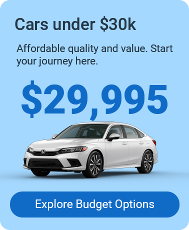 Cars under $30K