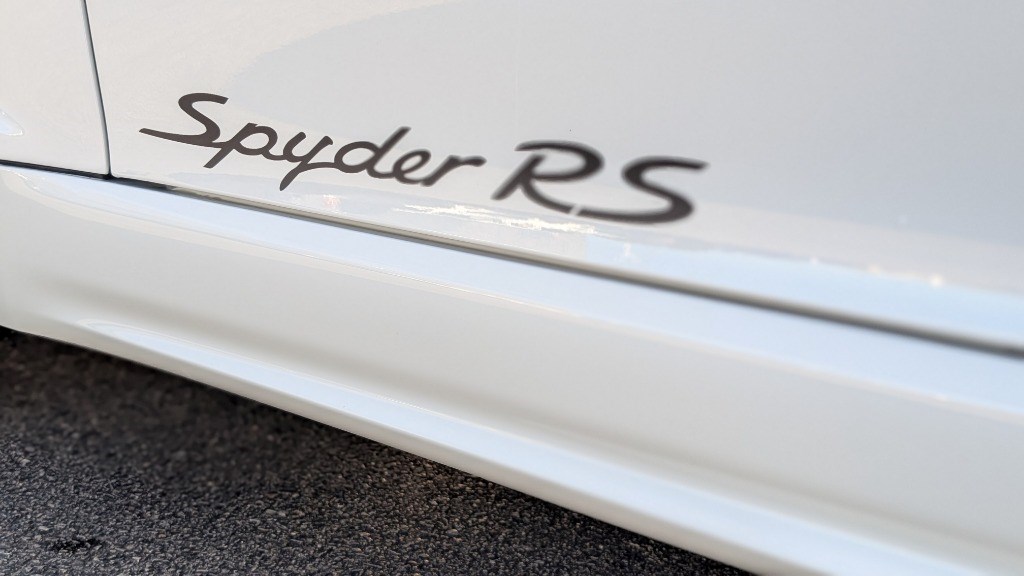 2025 Porsche 718 Spyder RS Roadster