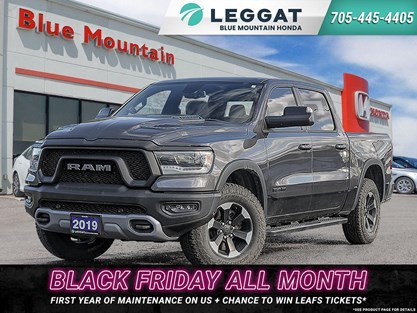 2019 RAM 1500 REBEL 4X4 CREW CAB 5'7" BOX