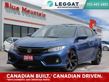 2018 HONDA CIVIC HATCHBACK SPORT MANUAL