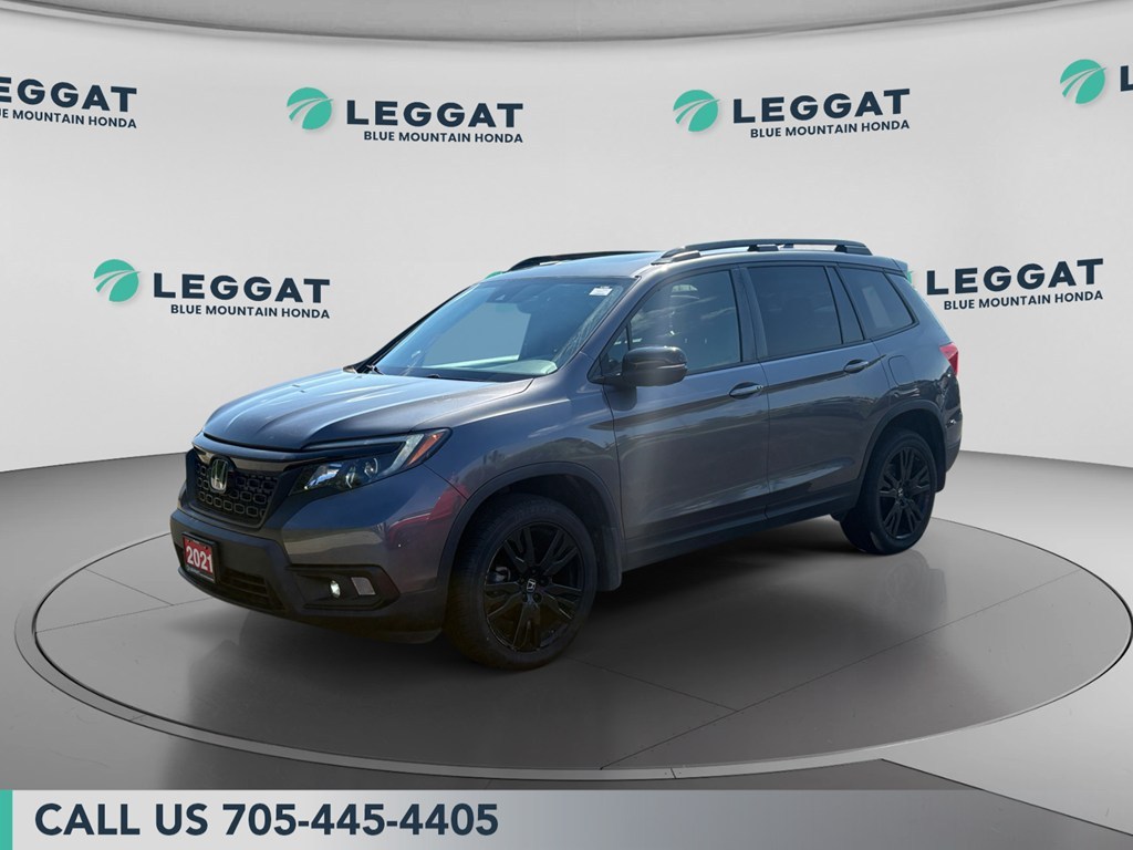 Gray (Modern Steel Metallic) 2021 Honda Passport SUV / Crossover All-Wheel Drive Automatic