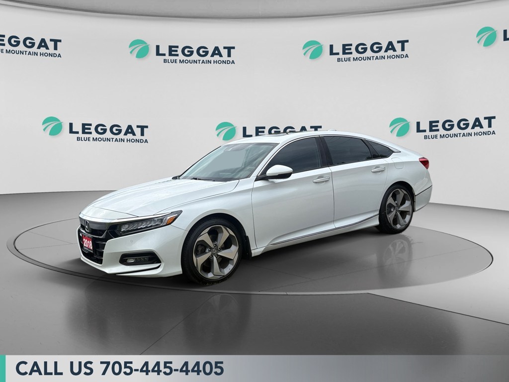 Platinum White Pearl 2018 Honda Accord Sedan Front-Wheel Drive Automatic