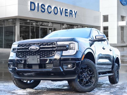 2025 Ford Ranger LARIAT | 4X4 | 2.7L | BLK PKG | RUNN BRDS | TOW PK