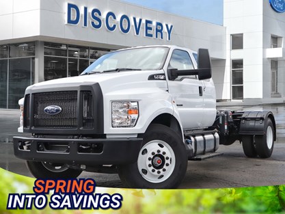 2025 FORD SUPER DUTY F-750 STRAIGHT FRAME SUPERCAB