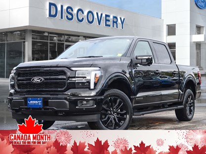 2025 FORD F-150 LARIAT | 4X4 | HYRBID |502A |BLK PK |ROOF |BD UTL