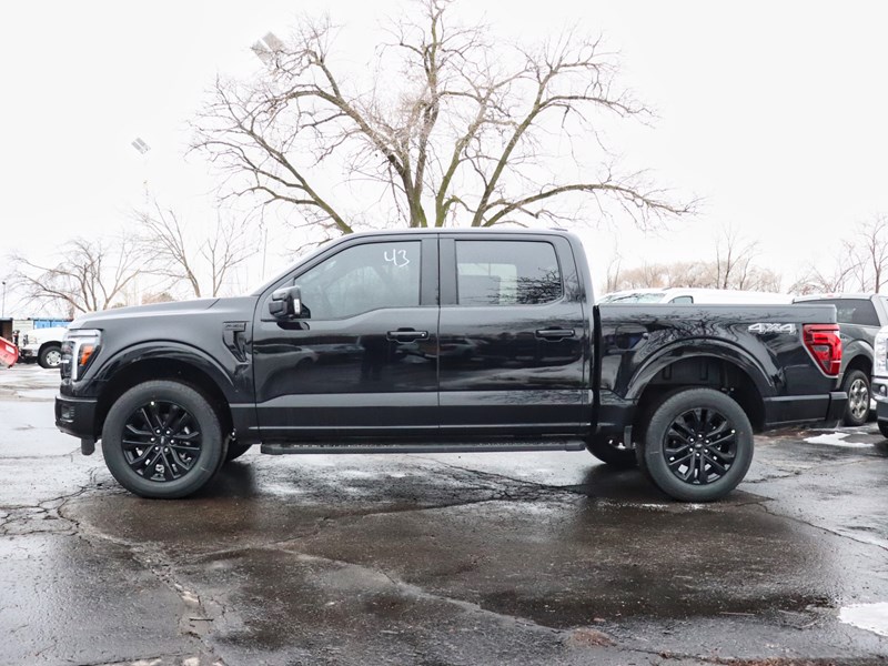 2025 Ford F-150 LARIAT | 4X4 | 3.5L | 501A | BLK PK | ROOF | 20s