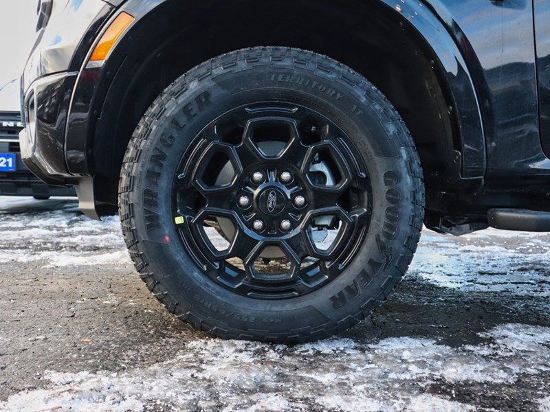 2025 FORD RANGER LARIAT | 4X4 | 2.7L | BLK PKG | RUNN BRDS | TOW PK