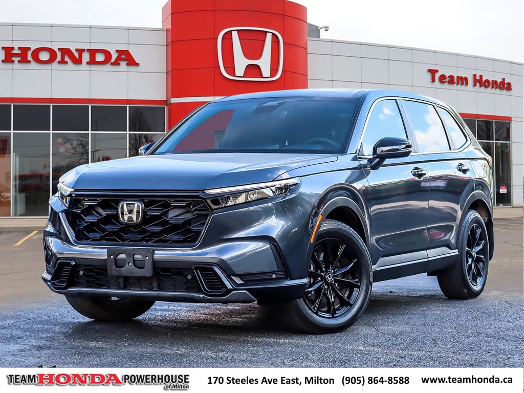 Gray (Meteoroid Grey Metallic) 2025 Honda CR-V Hybrid SUV / Crossover  Automatic