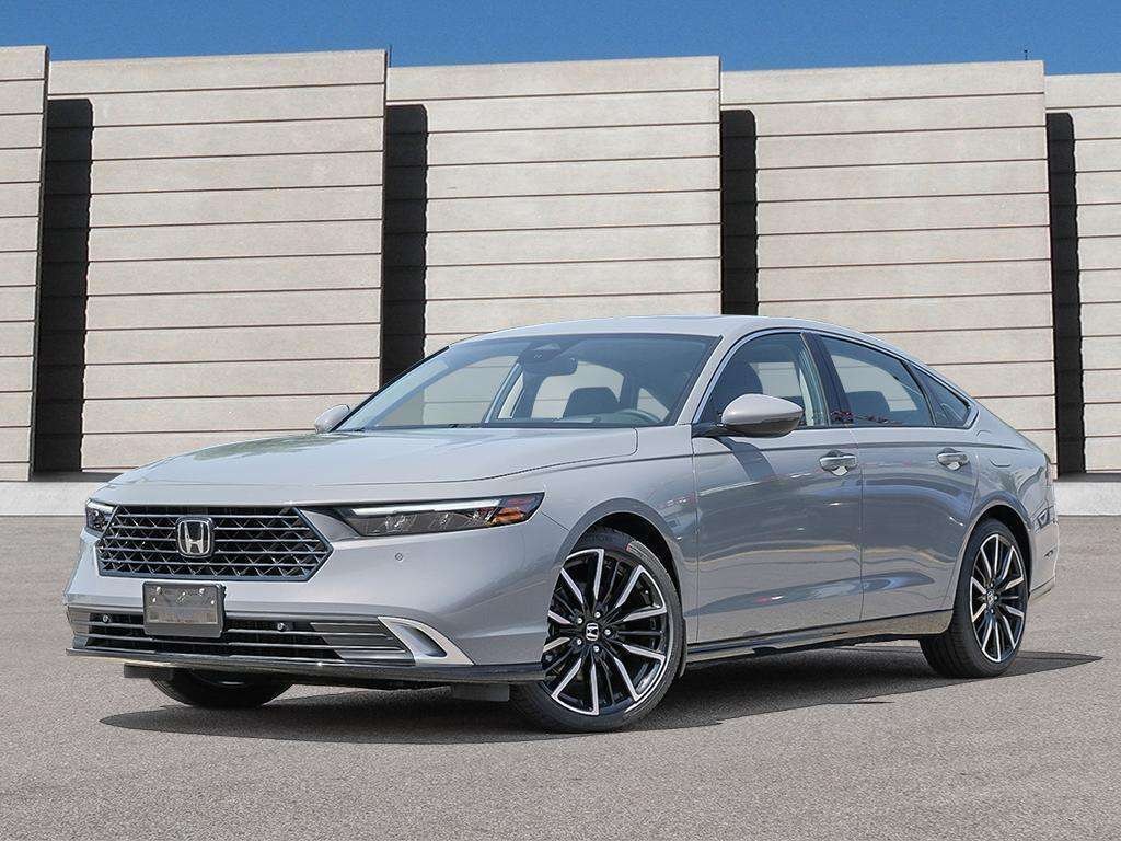 Gray (Urban Grey Pearl) 2026 Honda Accord Hybrid Sedan Front-Wheel Drive Automatic