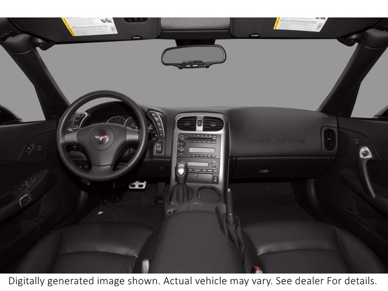 2010 Chevrolet Corvette 2dr Cpe w/3LT Interior Shot 6