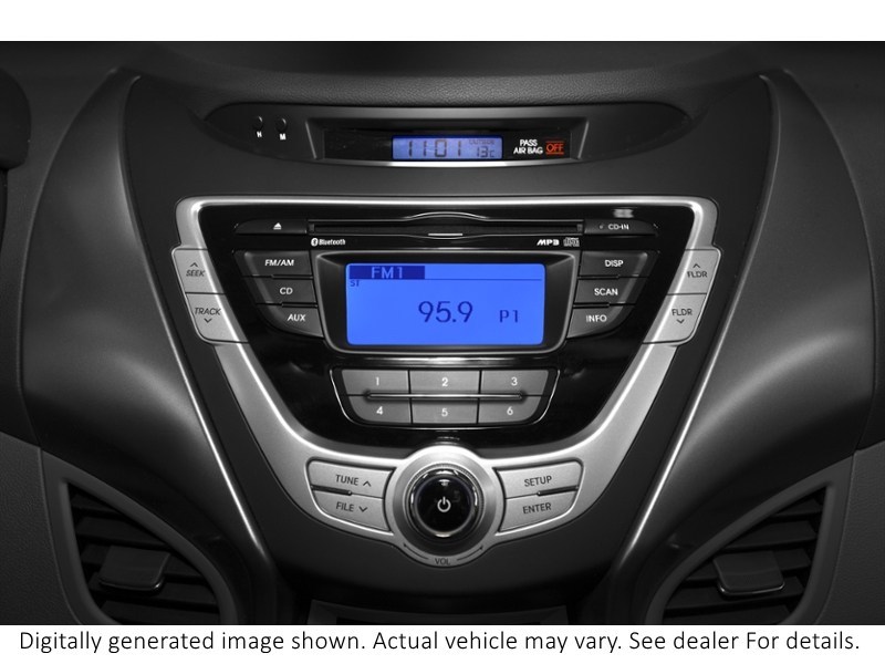 2012 Hyundai Elantra 4Dr Sdn Auto Gl Interior Shot 2