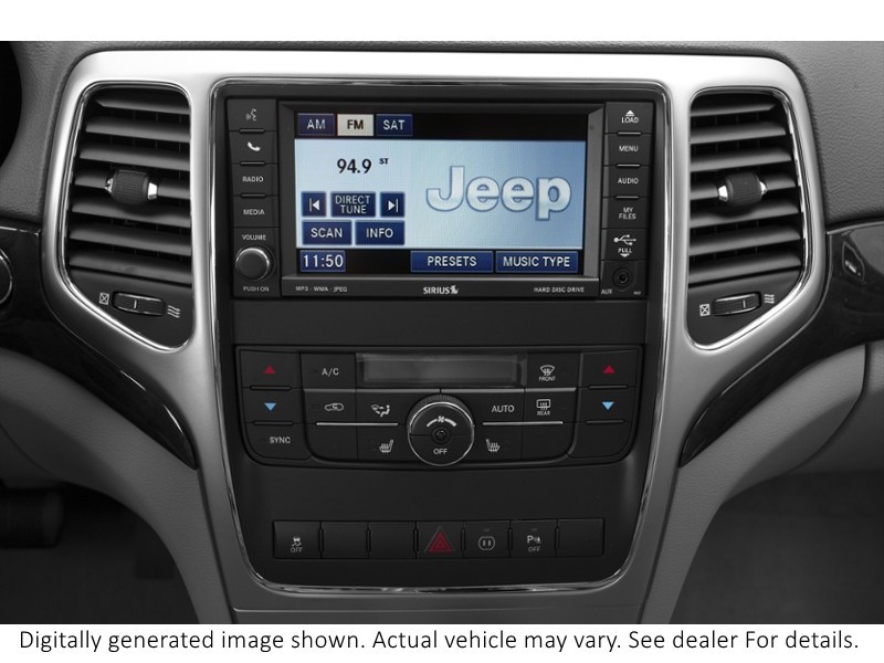 2012 Jeep Grand Cherokee 4WD 4Dr Overland Interior Shot 2