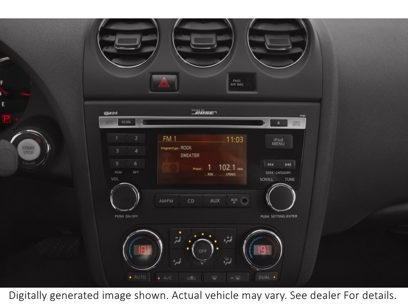 2012 Nissan Altima 4Dr Sdn I4 CVT 2.5 S Interior Shot 2