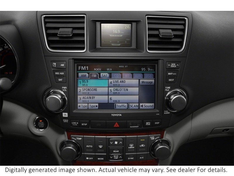 2012 Toyota Highlander 4WD 4Dr Interior Shot 2