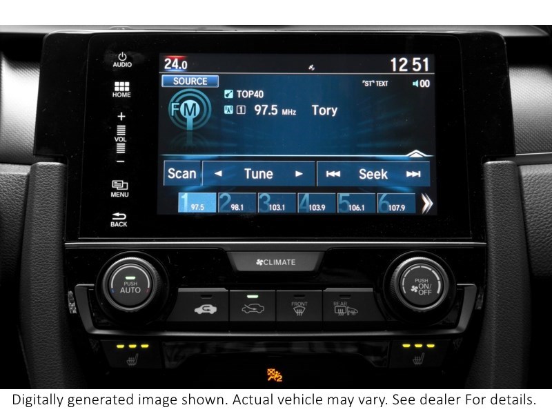 2017 Honda Civic 5Dr CVT LX W/Honda Sensing Interior Shot 2