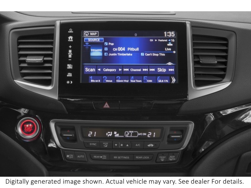 2017 Honda Ridgeline 4WD Crew Cab Touring Interior Shot 2