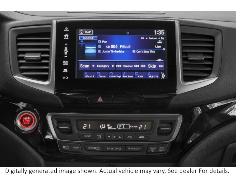 2017 Honda Ridgeline 4WD Crew Cab Touring Interior Shot 2