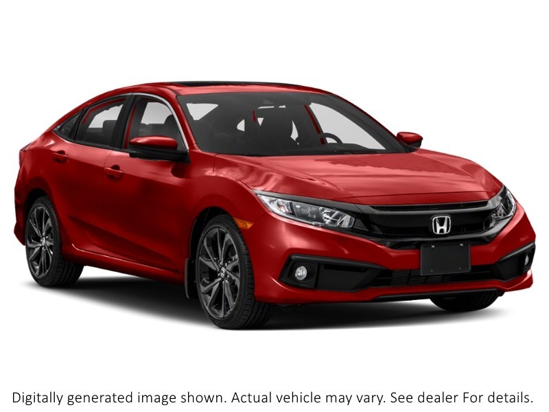 2020 Honda Civic Sedan Sport CVT Exterior Shot 8