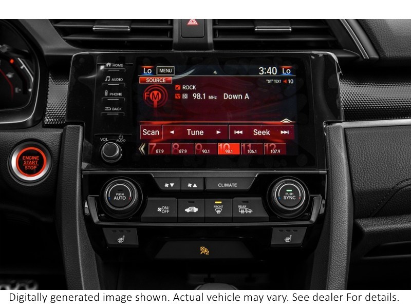 2020 Honda Civic Hatchback Sport CVT Interior Shot 2