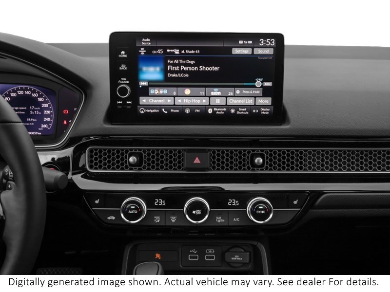 2024 Honda Civic Sedan Touring CVT Interior Shot 2