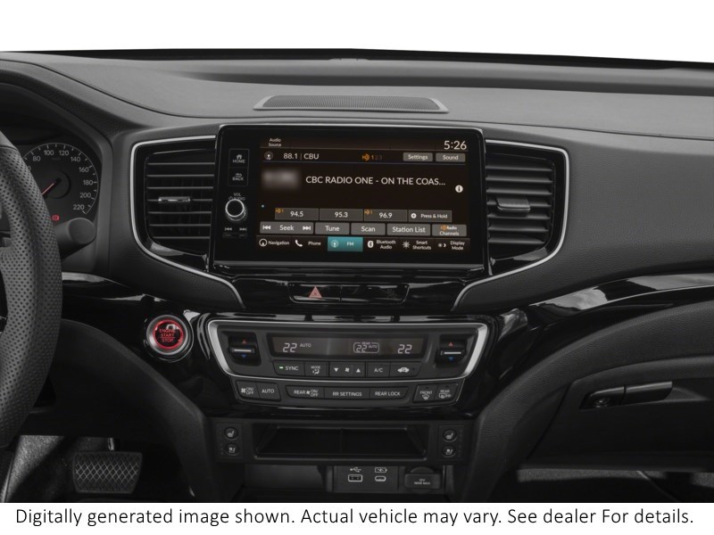 2025 Honda Ridgeline Black Edition AWD Interior Shot 2