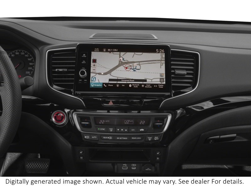 2025 Honda Ridgeline Black Edition AWD Interior Shot 8