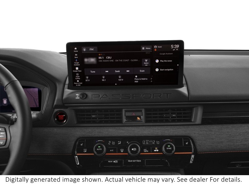2026 Honda Passport Trailsport AWD Interior Shot 2