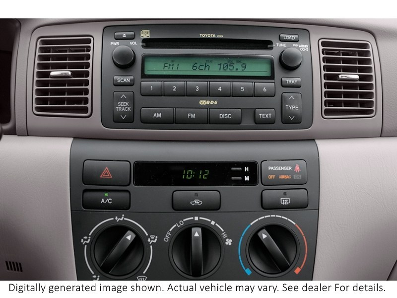 2005 Toyota Corolla 4Dr Sdn Ce Auto Interior Shot 2