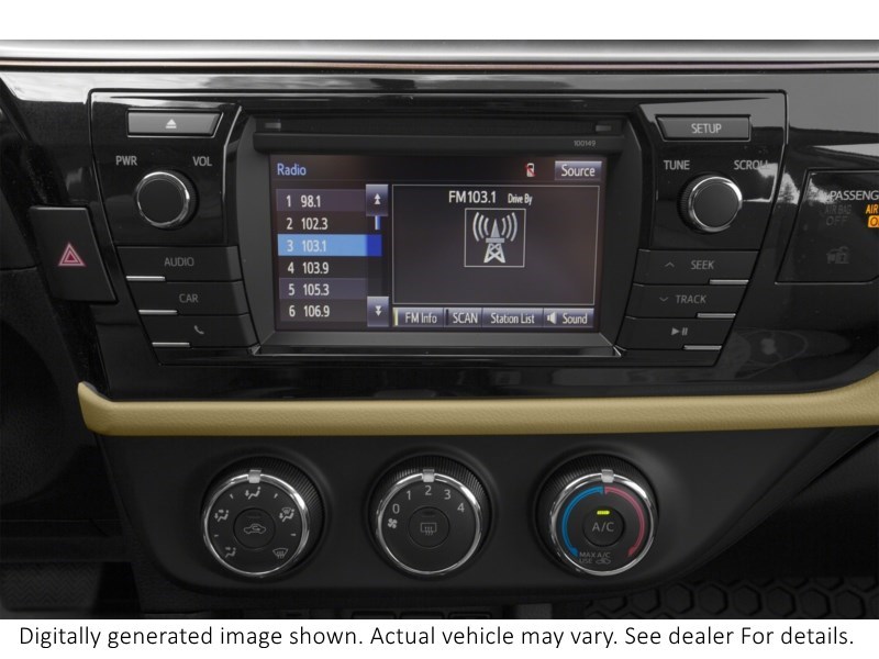 2015 Toyota Corolla LE Interior Shot 2
