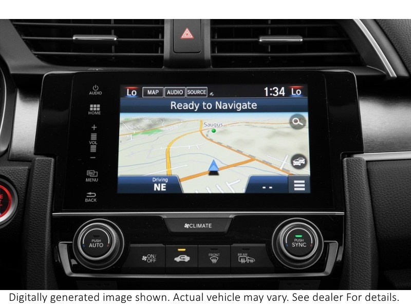 2017 Honda Civic Sedan 4Dr CVT Touring Interior Shot 8
