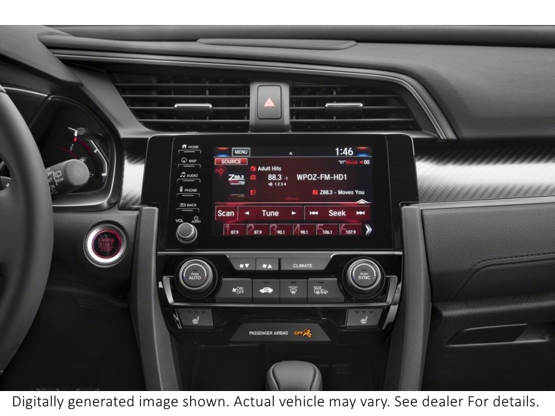 2019 Honda Civic Sport Touring Cvt|Accident Free|One Owner Interior Shot 2