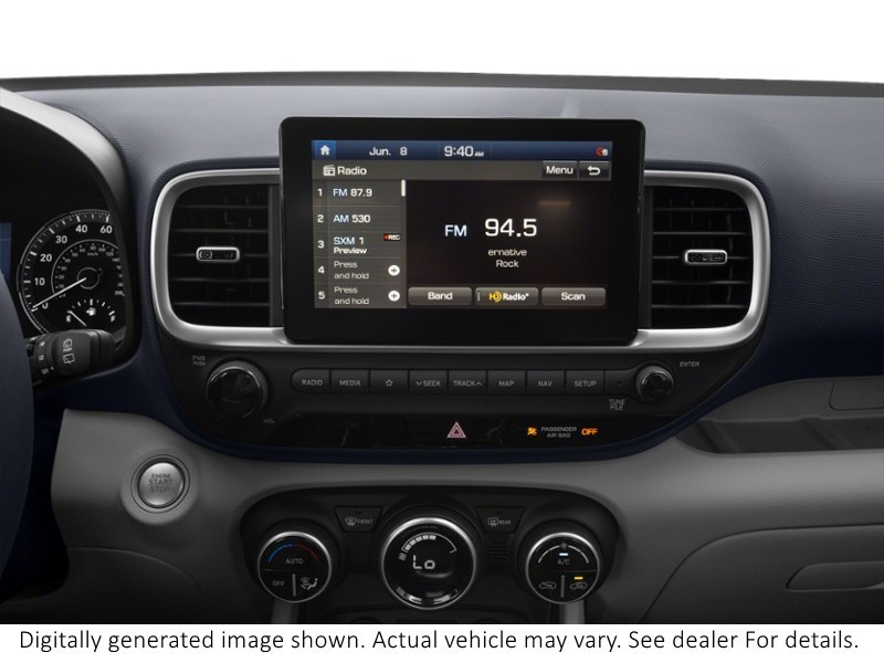 2022 Hyundai Venue Ultimate Ivt W/Black Interior Interior Shot 2