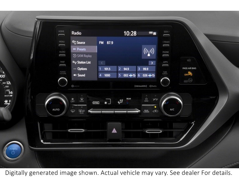 2021 Toyota Highlander Hybrid Hybrid XLE AWD Interior Shot 2