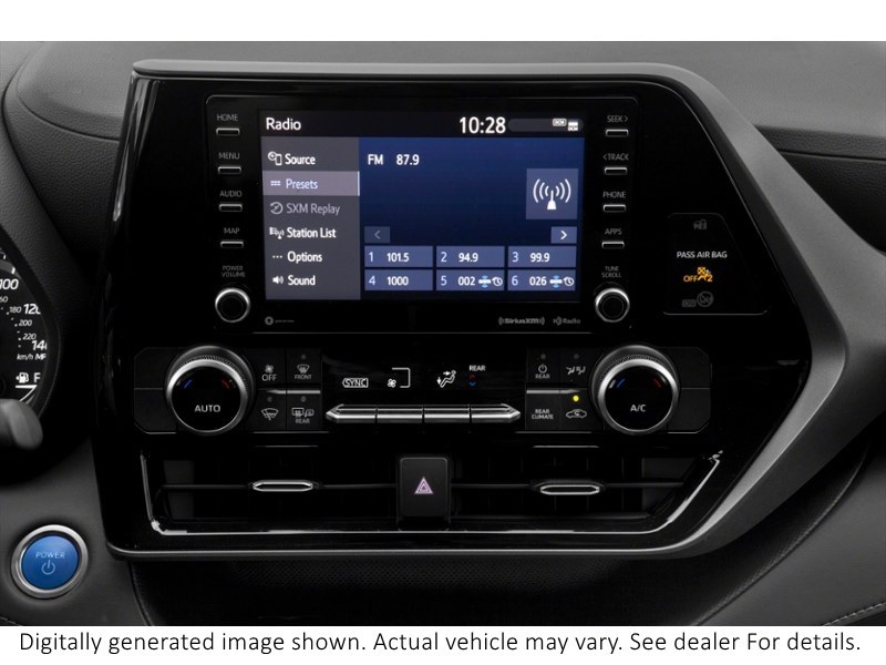 2022 Toyota Highlander Hybrid Hybrid XLE AWD Interior Shot 2