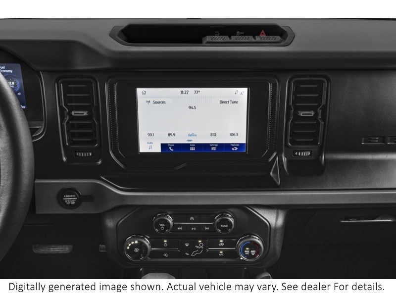 2022 FORD BRONCO BIG BEND 4 DOOR 4X4 Interior Shot 2