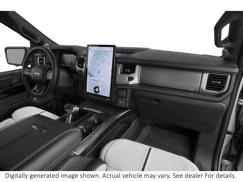 2023 Ford F-150 Lightning Platinum 4WD Supercrew 5.5' Box Interior Shot 1