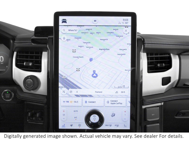 2023 Ford F-150 Lightning Platinum 4WD Supercrew 5.5' Box Interior Shot 8