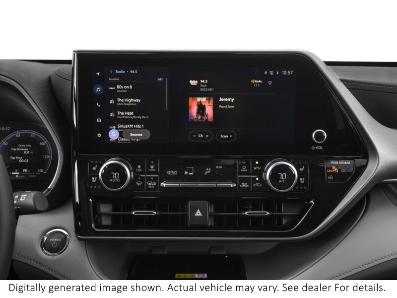 2025 Toyota Highlander Hybrid Hybrid Limited AWD Interior Shot 2