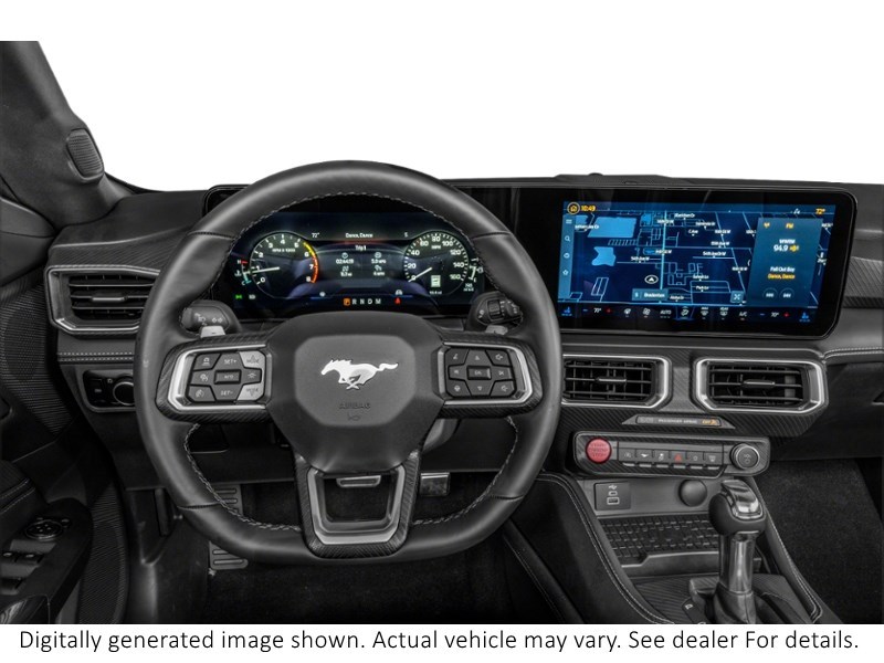 2026 Ford Mustang Ecoboost Convertible Interior Shot 3