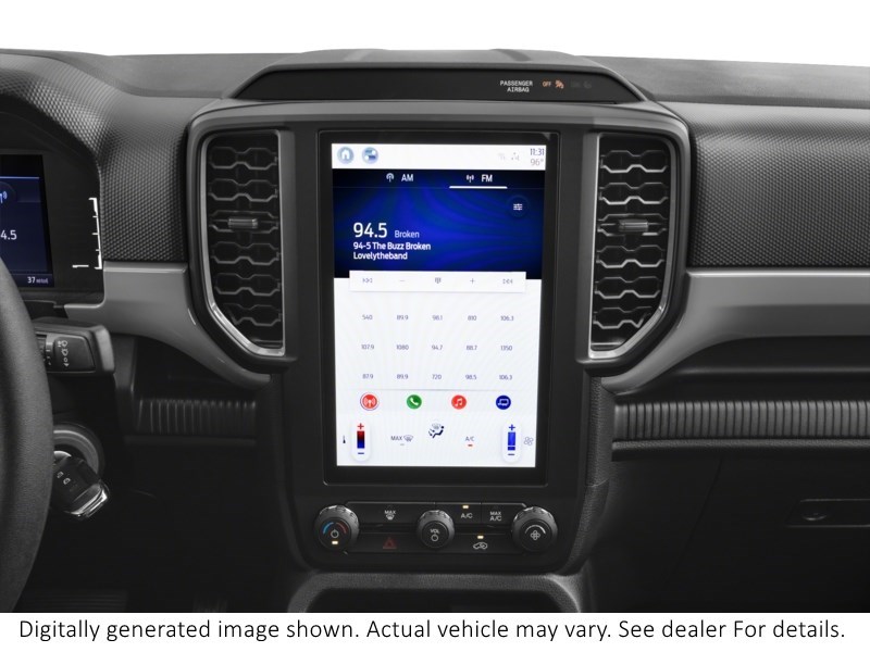 2026 Ford Ranger XL 4WD Supercrew 5' Box Interior Shot 2