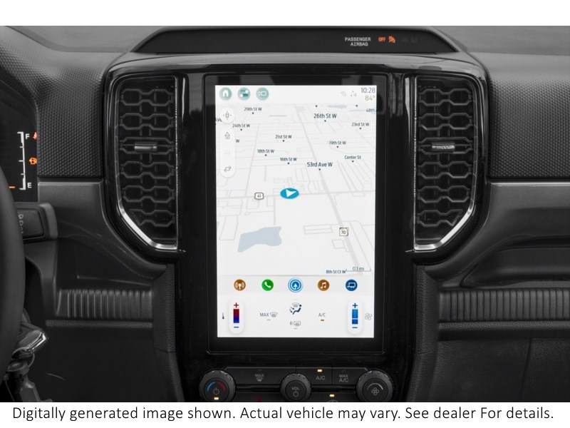 2025 FORD RANGER XLT 4WD SUPERCREW 5' BOX Interior Shot 8