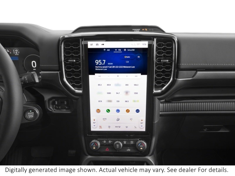 2025 FORD RANGER LARIAT 4WD SUPERCREW 5' BOX Interior Shot 2