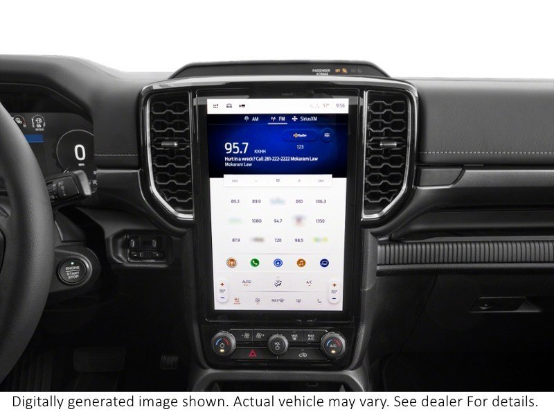 2026 Ford Ranger Lariat 4WD Supercrew 5' Box Interior Shot 2