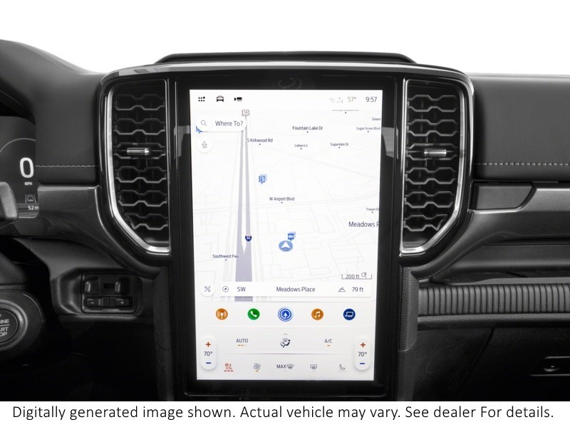 2025 FORD RANGER LARIAT 4WD SUPERCREW 5' BOX Interior Shot 8