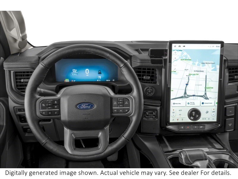 2024 Ford F-150 Lightning Flash 4WD Supercrew 5.5' Box Interior Shot 3