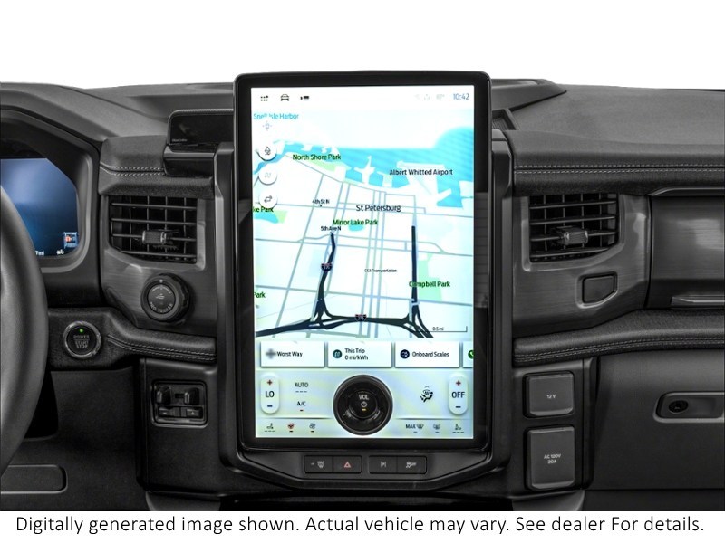 2024 Ford F-150 Lightning Flash | 4X4 | Ext Batt | 360 | Adptv Cruise | 20S Interior Shot 8