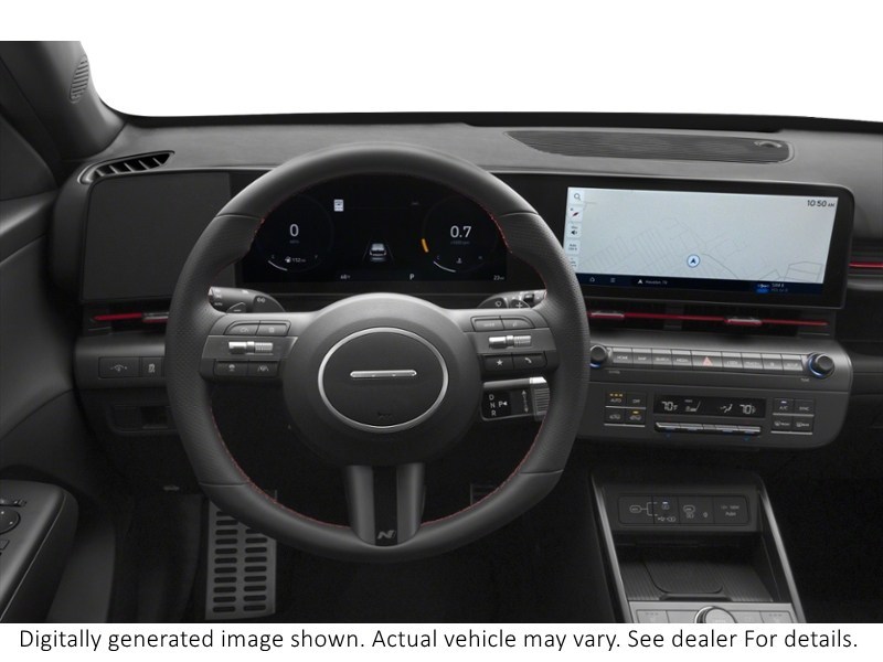 2024 Hyundai Kona 1.6T N Line Ultimate AWD W/Two-Tone Roof Interior Shot 3