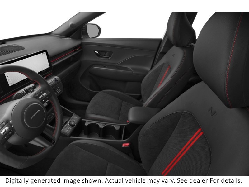 2024 Hyundai Kona 1.6T N Line Ultimate AWD W/Two-Tone Roof Interior Shot 4