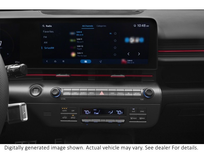 2024 Hyundai Kona 1.6T N Line Ultimate AWD W/Two-Tone Roof Interior Shot 2