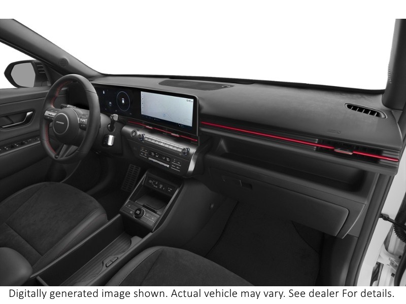 2024 Hyundai Kona 1.6T N Line Ultimate AWD W/Two-Tone Roof Interior Shot 1